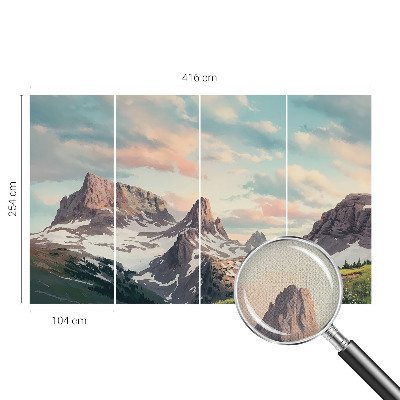 Detská fototapeta Horská panoráma