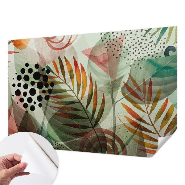 Fototapeta do detskej izby Abstraktné listy