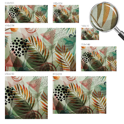 Fototapeta do detskej izby Abstraktné listy