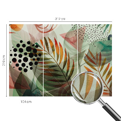 Fototapeta do detskej izby Abstraktné listy