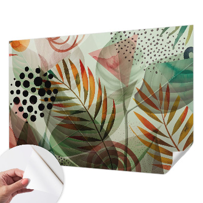 Fototapeta do detskej izby Abstraktné listy