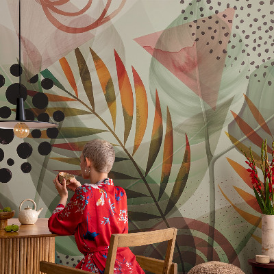 Fototapeta do detskej izby Abstraktné listy