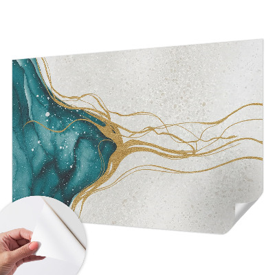 Fotografická tapeta do detskej izby Tyrkysové čiary