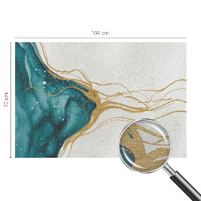 Fotografická tapeta do detskej izby Tyrkysové čiary