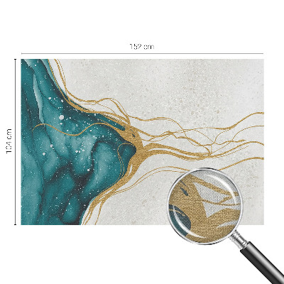 Fotografická tapeta do detskej izby Tyrkysové čiary