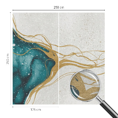 Fotografická tapeta do detskej izby Tyrkysové čiary