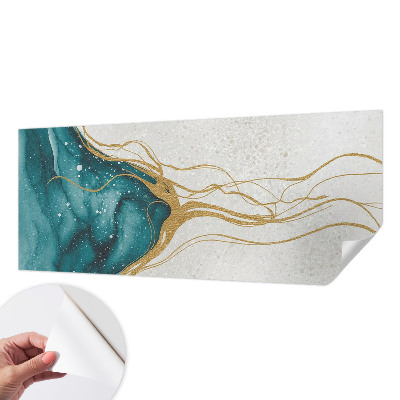 Fotografická tapeta do detskej izby Tyrkysové čiary