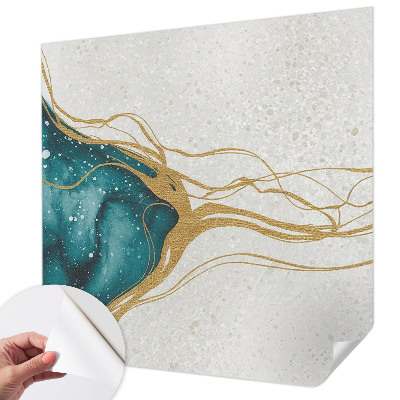 Fotografická tapeta do detskej izby Tyrkysové čiary