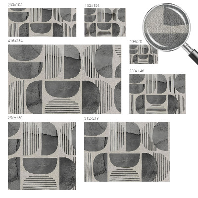 Moderná tapeta na stenu Geometrické tvary