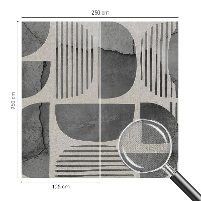 Moderná tapeta na stenu Geometrické tvary