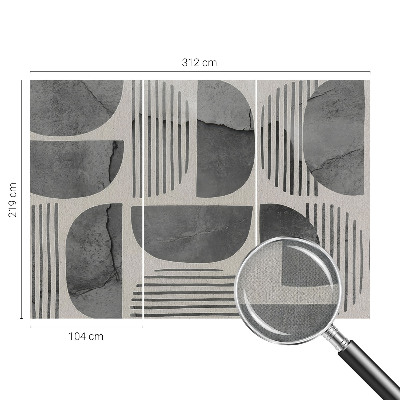 Moderná tapeta na stenu Geometrické tvary