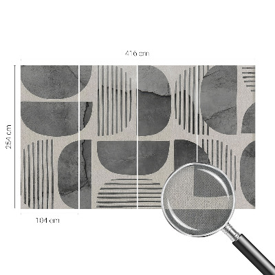 Moderná tapeta na stenu Geometrické tvary