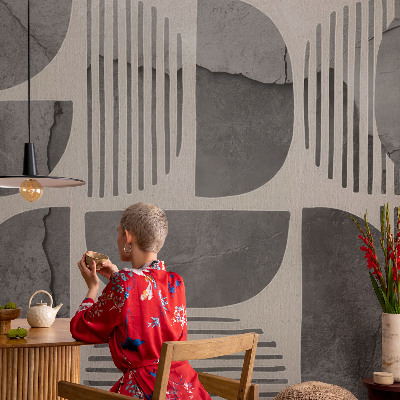 Moderná tapeta na stenu Geometrické tvary