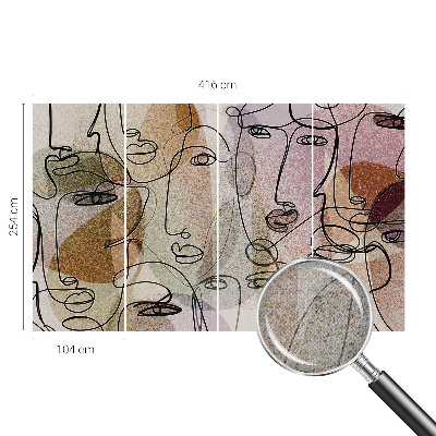 Tapety na stenu samolepiace Lineárne plochy