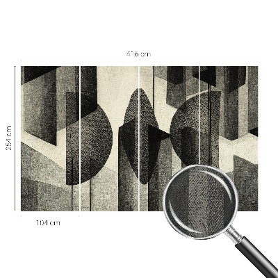 Samolepiaca fototapeta do spálne Geometrické tvary