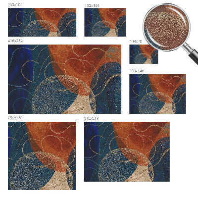 3D tapeta Farebné formy