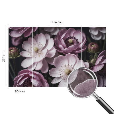 Samolepiaca fototapeta do detskej izby Kvetinová elegancia