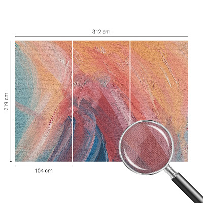 3D tapeta na stenu Farebné výbuchy