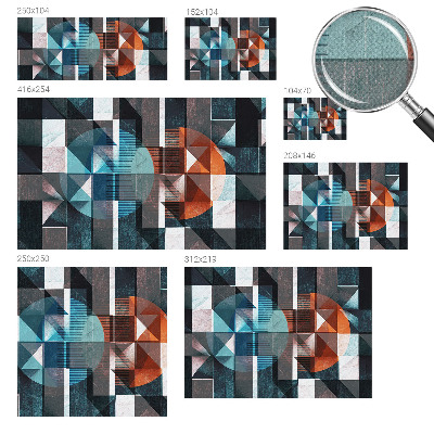 Tapeta do detskej izby Abstraktné formy