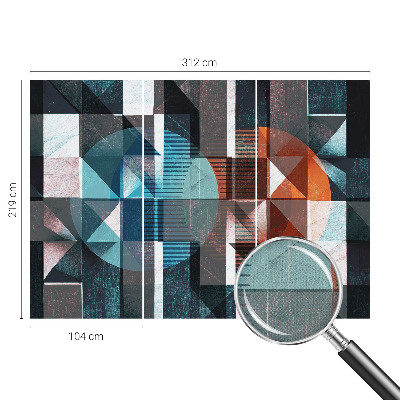 Tapeta do detskej izby Abstraktné formy