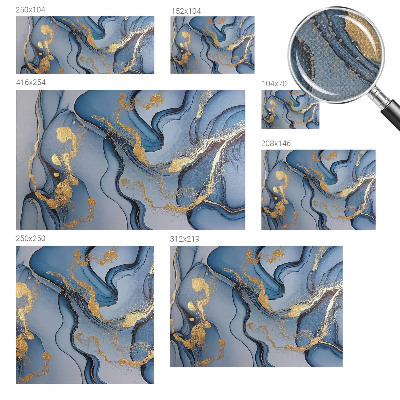 Fotografická tapeta do detskej izby Modré vlny