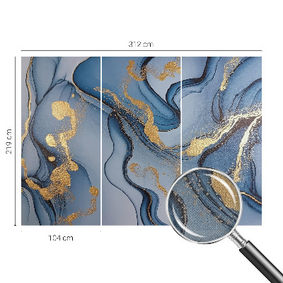 Fotografická tapeta do detskej izby Modré vlny