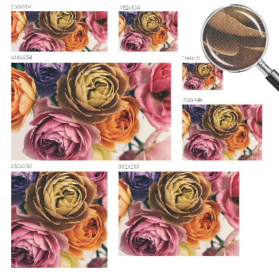 Samolepiaca tapeta Farebné ruže