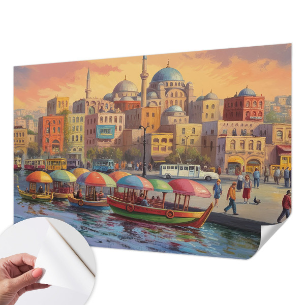 Tapeta do obývačky Mestské pobrežie