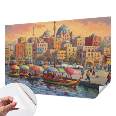 Tapeta do obývačky Mestské pobrežie