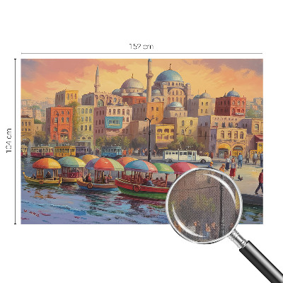 Tapeta do obývačky Mestské pobrežie