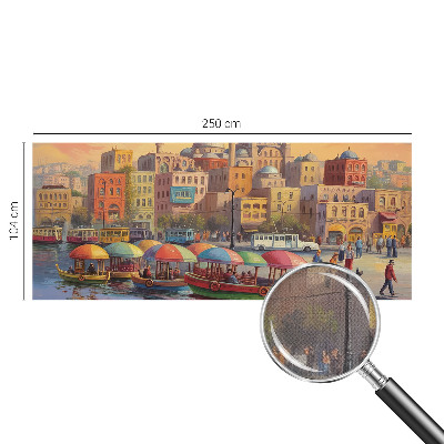 Tapeta do obývačky Mestské pobrežie