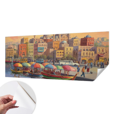 Tapeta do obývačky Mestské pobrežie