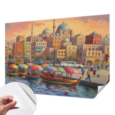 Tapeta do obývačky Mestské pobrežie