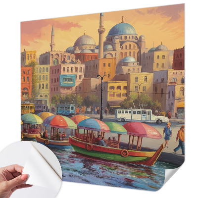 Tapeta do obývačky Mestské pobrežie