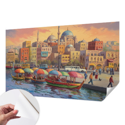 Tapeta do obývačky Mestské pobrežie