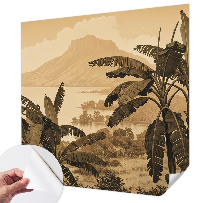 Samolepiaca fototapeta do obývačky Tropická panoráma