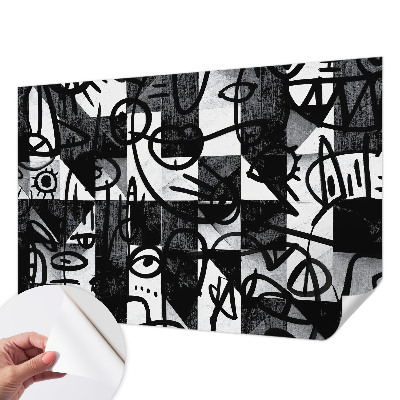 Moderná tapeta na stenu Kreslenie chaosu