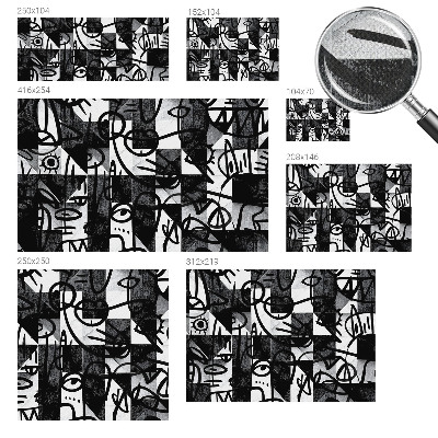 Moderná tapeta na stenu Kreslenie chaosu