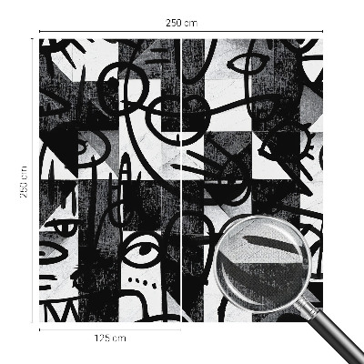 Moderná tapeta na stenu Kreslenie chaosu