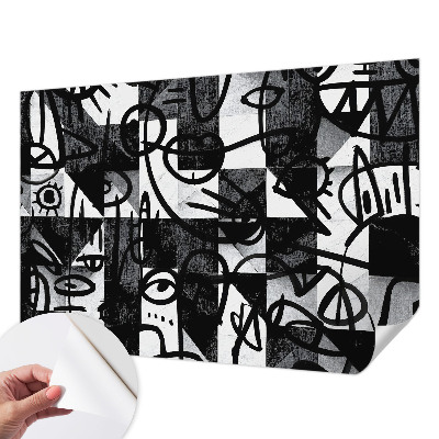 Moderná tapeta na stenu Kreslenie chaosu