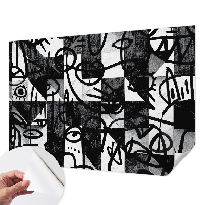 Moderná tapeta na stenu Kreslenie chaosu