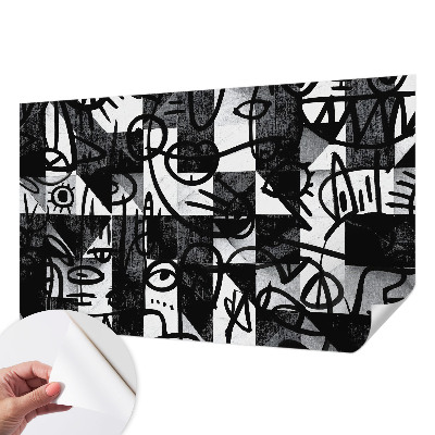 Moderná tapeta na stenu Kreslenie chaosu