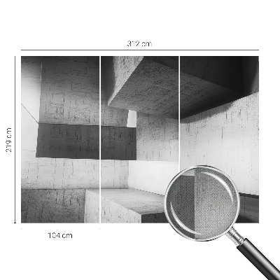 Samolepiaca fototapeta Geometrické sochy