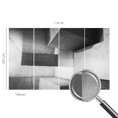 Samolepiaca fototapeta Geometrické sochy