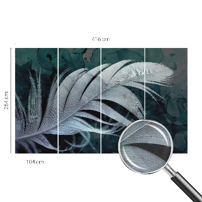 Fotografická tapeta samolepiaca Éterické pierko