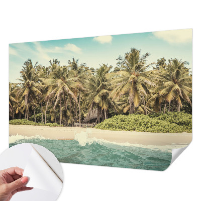 3D fototapeta s motívom tropickej pláže