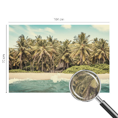 3D fototapeta Tropická pláž