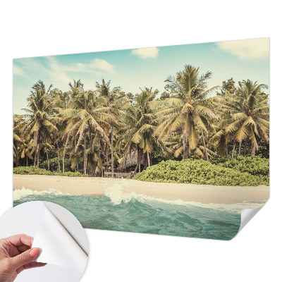 3D fototapeta Tropická pláž