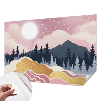 Fototapeta pre dievča Ružový západ slnka