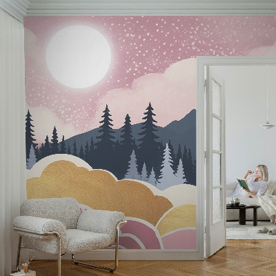 Fototapeta pre dievča Ružový západ slnka